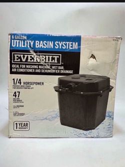 🔥 Basin Pre-Plumbed Sink Tray System – 1/4 HP Sump Pump (Retail $370)