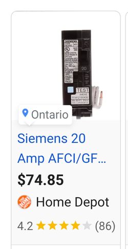 Siemens Dual function breaker
