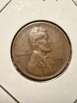 1951 d wheat penny