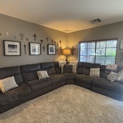 Living spaces sectional 