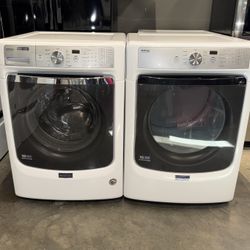 MAYTAG XL CAPACITY WASHER DRYER ELECTRIC SET FREE Delivery 