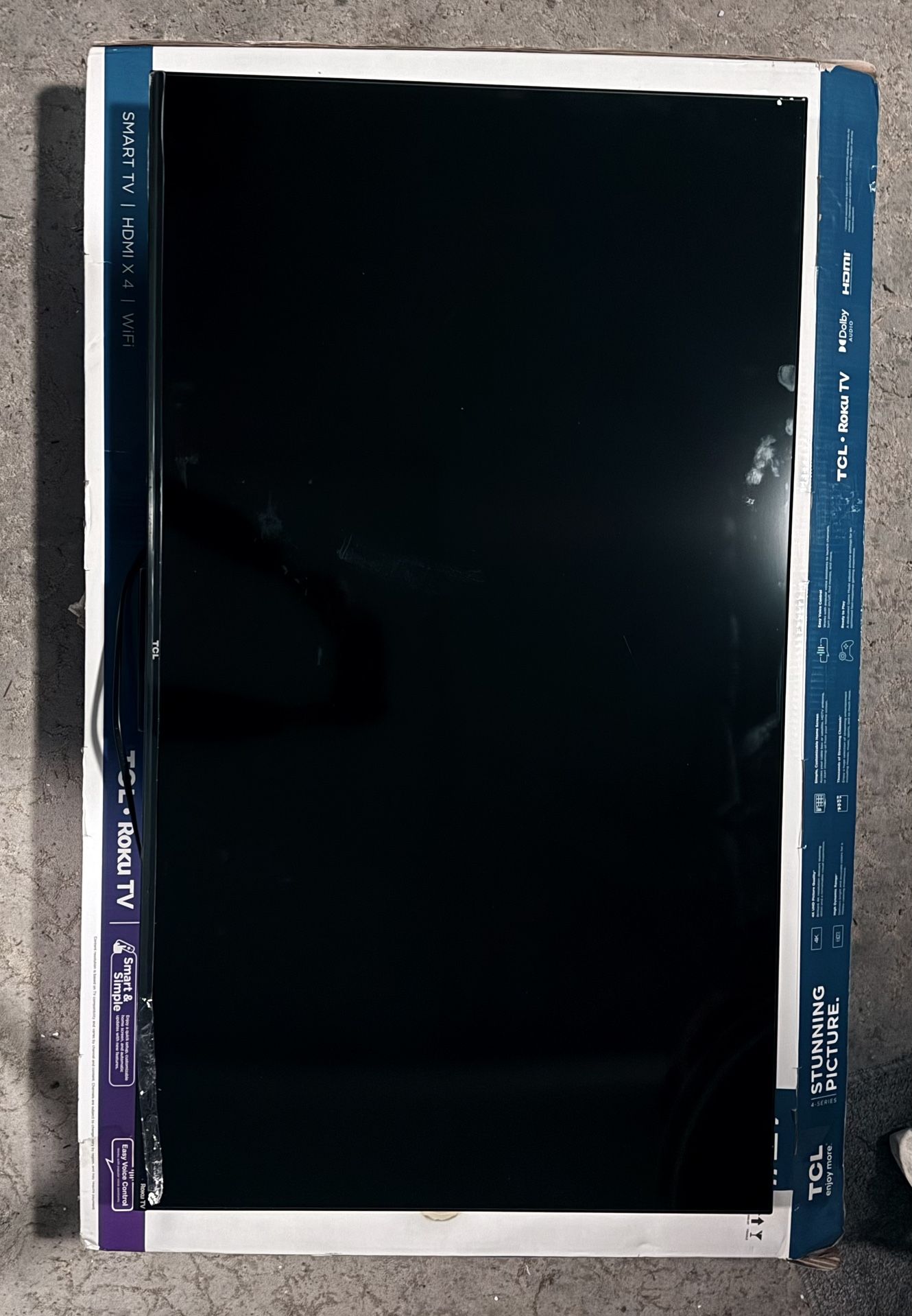 TCL 4-Series 43" 4K UHD HDR Roku TV 