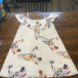 It Hippie White Bird Dress