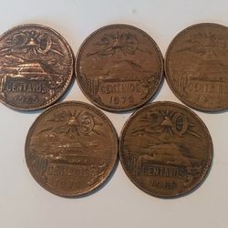 Mexico 20 Centavos Coin

$5 Each
