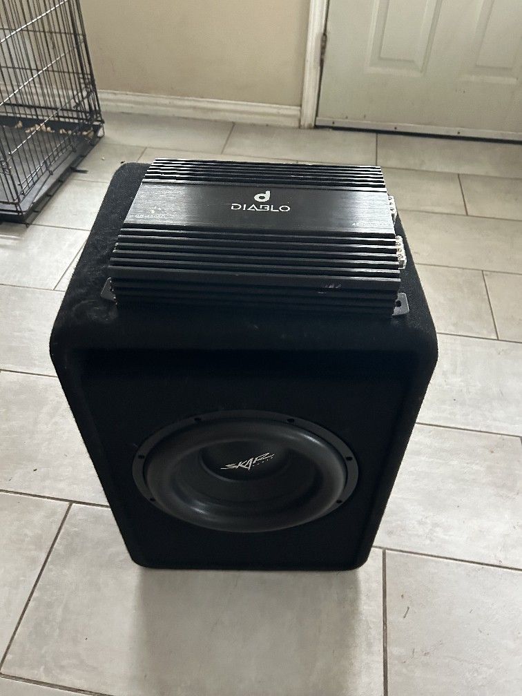 Diablo 4500 Watts/Skar 12 ' Subwoofer/Kicker Pro Box