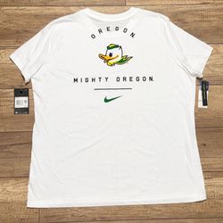 The Nike Tee Oregon Ducks Logo Center Swoosh Short Sleeve T Shirt Womens 2XL