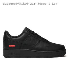 Supreme x Nike Air Force 1 Low  Black size 9.5