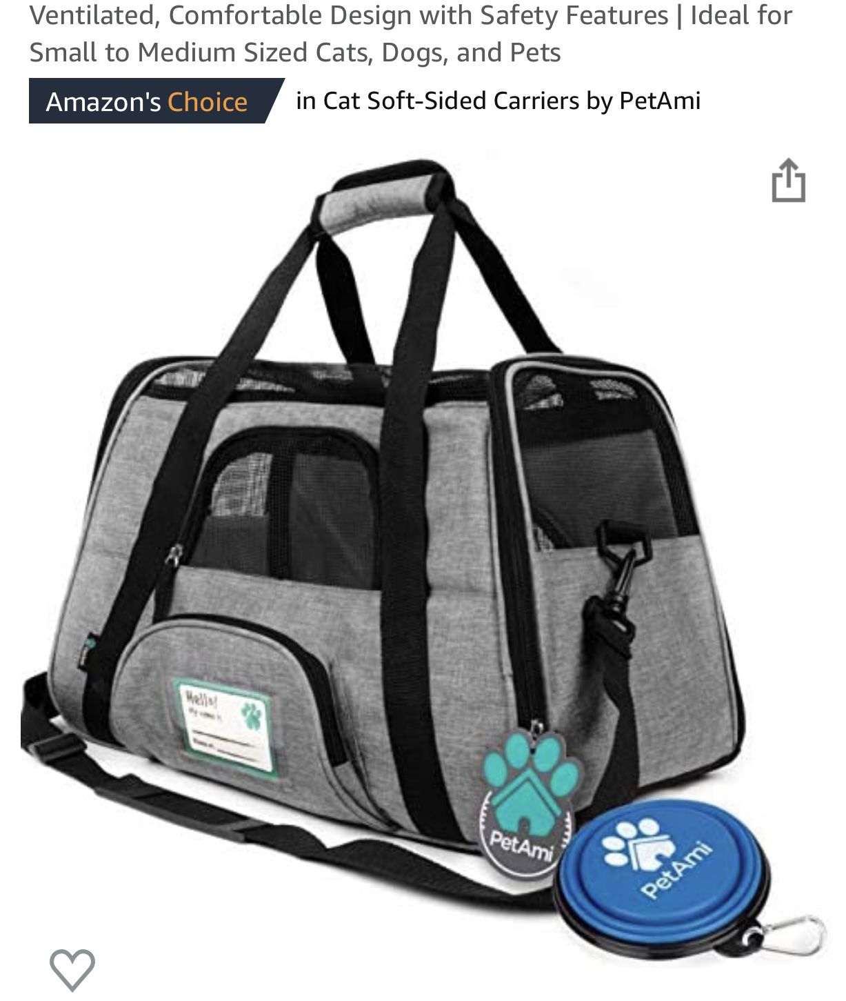 Pet Approved Airline Travel carrier