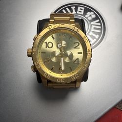 Nixon 51-30 Gold Watch