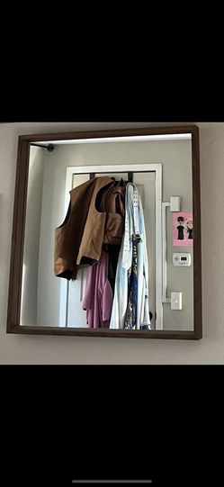 Walnut Brown Mirror