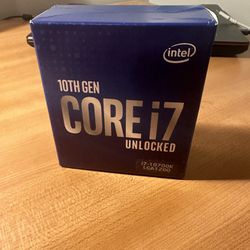 Intel Core i7 10th Gen 10700k 3.8ghz Processor 