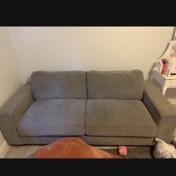 Grey loveseat (Delivery Available)