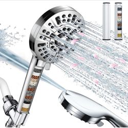 New Shower Heads with Handheld 10 Spray Combo