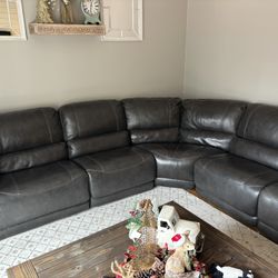Leather Couch 