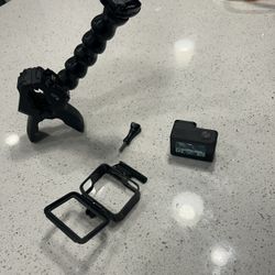 GoPro Hero 7 Black with wall clamp