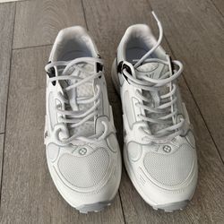 Designer Style Chunky Sneakers White Monogram Trainers