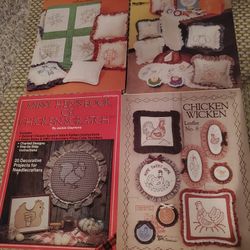 Candlewicking pattern book set of 4