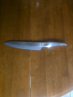Global SAI-01 Hammered 7.5-inch Chef's Knife"