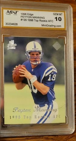 1998 Collector's Edge 1st Place Peyton Manning #135 Rookie Card
