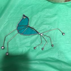 Hanging Turquoise Sterling Silver Bluebird