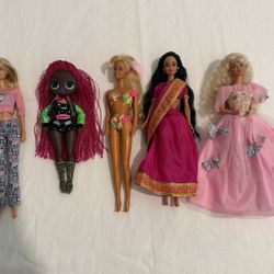 5 Dolls For $10