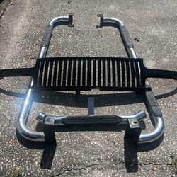 Chevy Silverado Step Bars And Grill