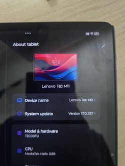 Lenovo M11 With Tab Pen Plus