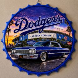 Dodgers large bottle cap