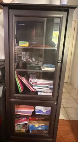 Liquor Cabinet and Bookshelf