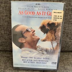 As Good As It Gets DVD