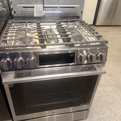 Lg gas stove slide in