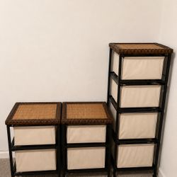 Pier 1 Imports Wicker Storage Drawer Set