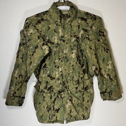 USN Navy Type III Parka Working Jacket Hood Medium Long 8415-01-(contact info removed)