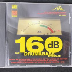 160dB The Drum & Bass Interface CD-ROM AMG CATCD4DB1 1998 WAV Music Production Samples Rare CD