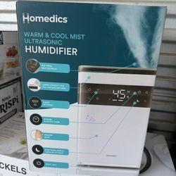 The Homedics Warm & Cool Mist Ultrasonic Humidifier