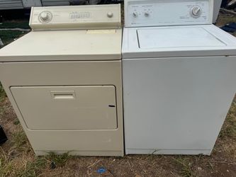 Washer and electric dryer