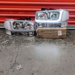LED DRL Headlights for 1500 GMC Sierra/GMC Yucon 1999_2006