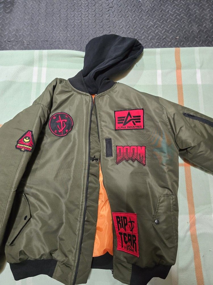 Bomber Jacket Hoodie