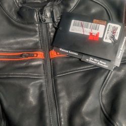 Brand New Never Worn Harley Davidson Leather Riding Jacket... 