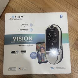 Lockly Vision Smart Lock And Video Door Bell Read Below!!!