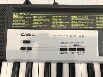 Casio LK- 135 Piano With Bench Sale in Pleasanton, CA - OfferUp