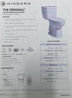Elongated toilet - $175