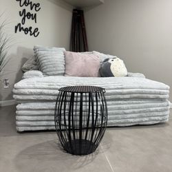 Metal Blanket/Towel Side Table