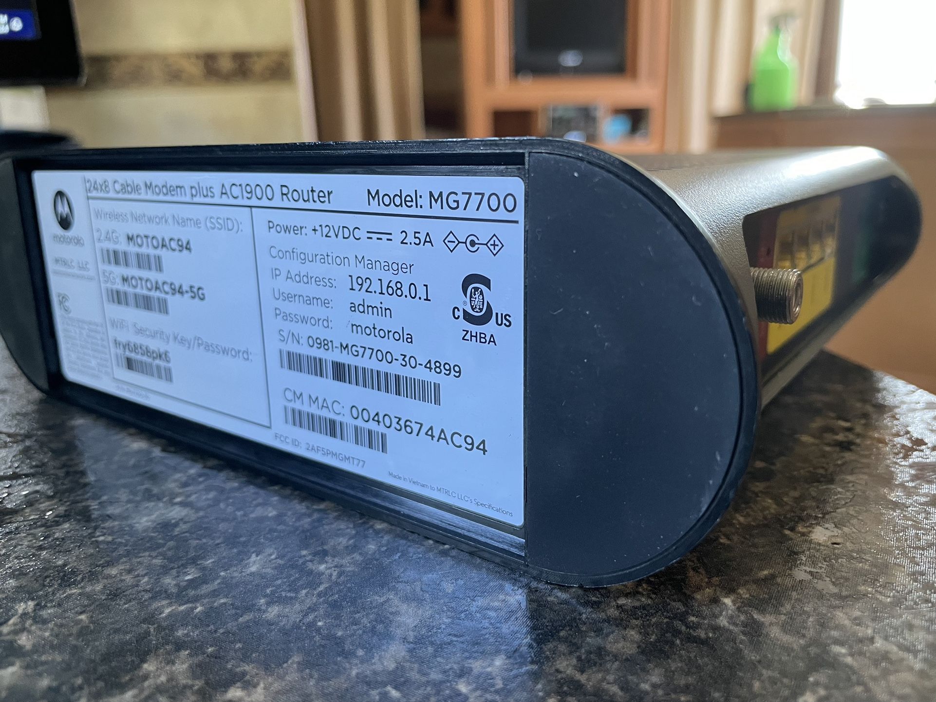 Motorola MG7700