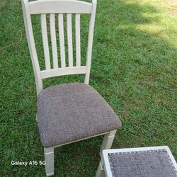 Dining  Table  3 Chairs  and bench 