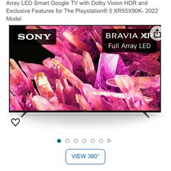 Sony Bravia 55 inch 4K Google Smart TV