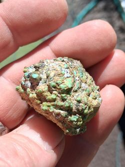 Turquoise mined in Nevada