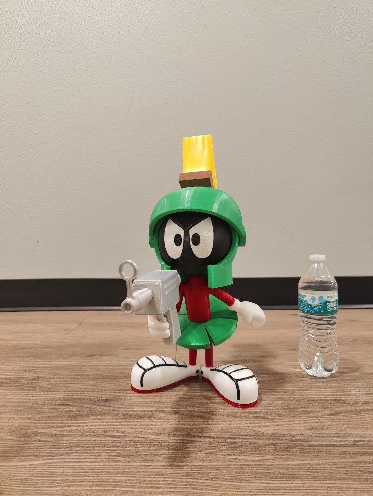 16" Marvin The Martian Figurine With Ray gun