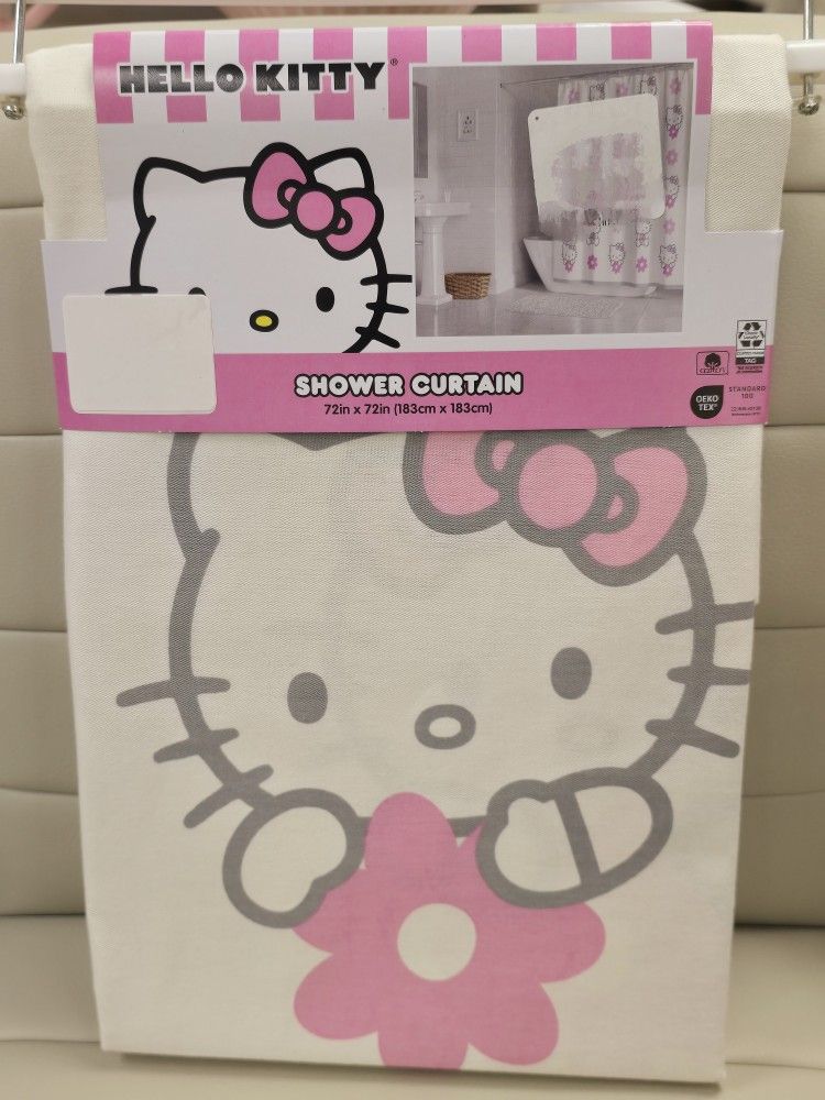 💖 New Hello Kitty Shower Curtain 💖