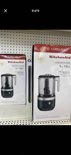 KitchenAid Cordless 5 Cup Food Chopper in Matte Black